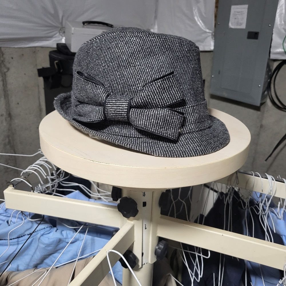 New women fedora hat grey